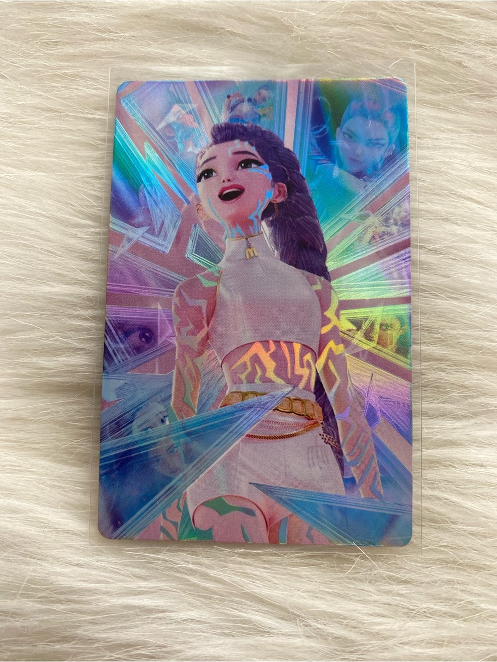 (RARE) HUNTRX Rumi Holo Mcdonald’s Photocard Kpop Demon Hunter Triple Star